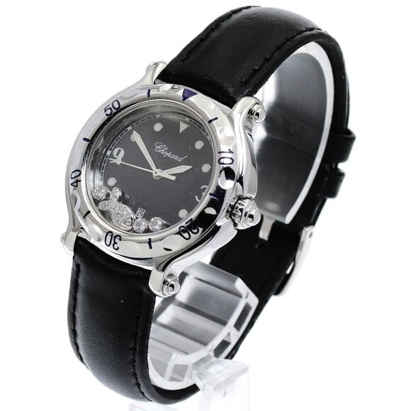 Chopard Happy sport happy fish 27/8921 black Dial Quartz Ladies Watch_894623 - Picture 1 of 6